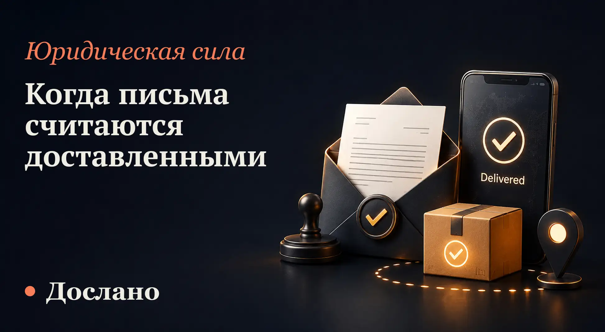 Когда письмо считается доставленным юридически