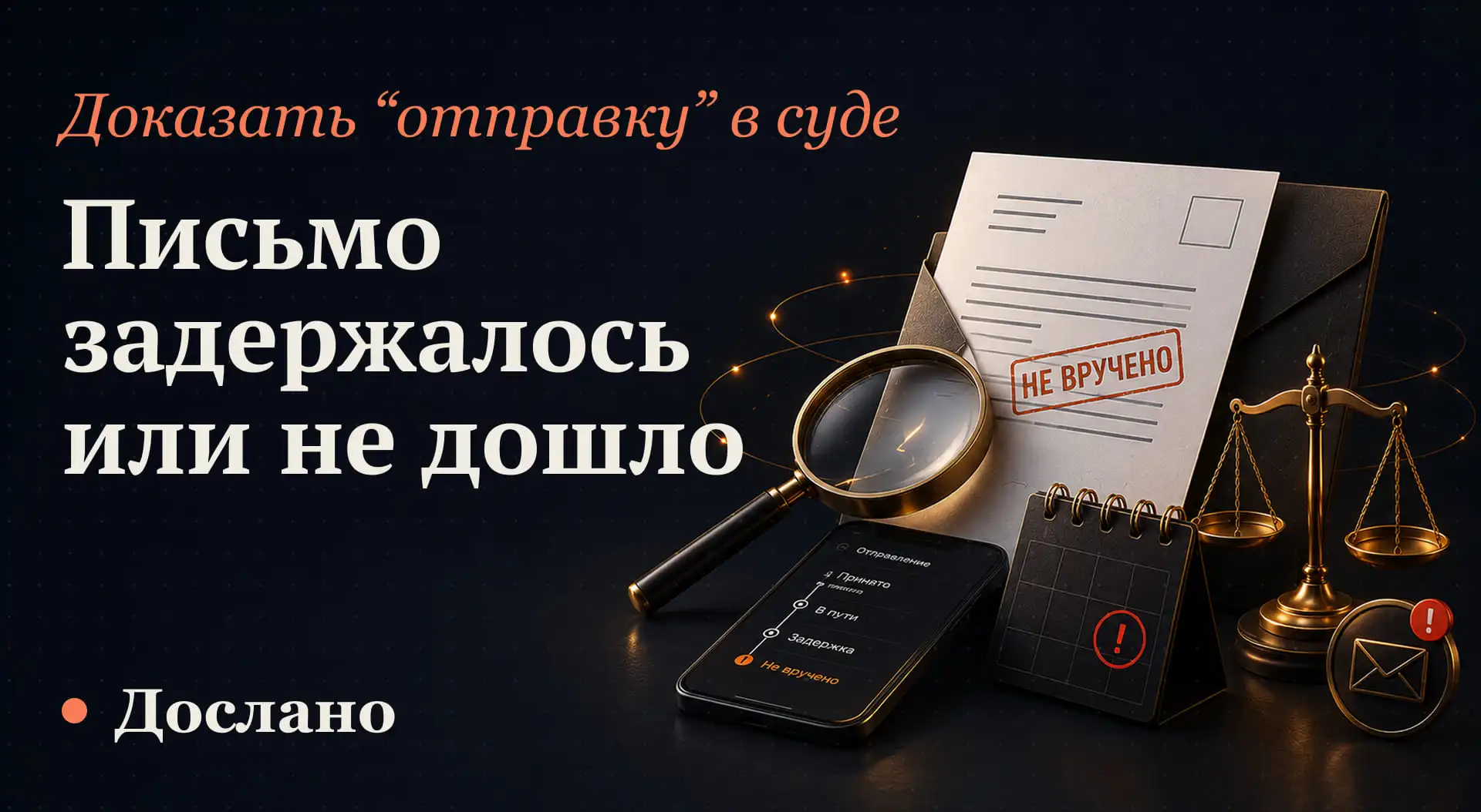 Как доказать отправку письма в суде: чек, опись, email
